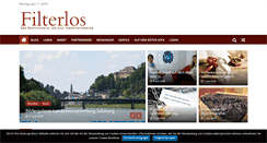 Desktop Screenshot of filterlos.at